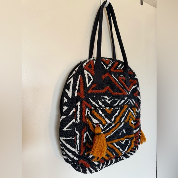 NWOT Vegan Bohemian Bag with Double Straps - Picture 1 of 6